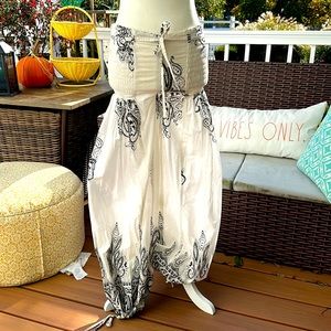 NWT Vintage Paisley Cotton Boho Harem Pants